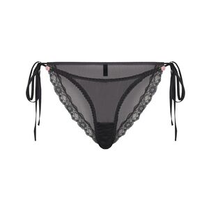 SKIMS Romance Lace Tie Side Bikini in SILK! NEW WITH TAGS! Size large.